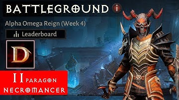 Diablo Immortal Closed Beta - BATTLEGROUND - Necromancer 11 paragon