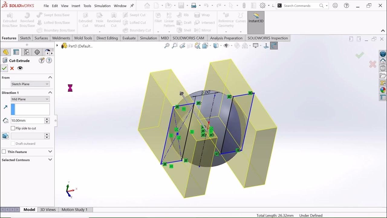 Rod end Bearing 3D model in solidworks YouTube