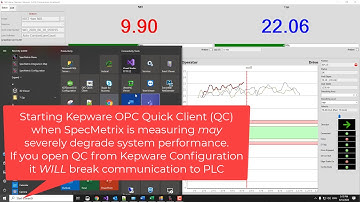 Impact of OPC Quick Client on system performance