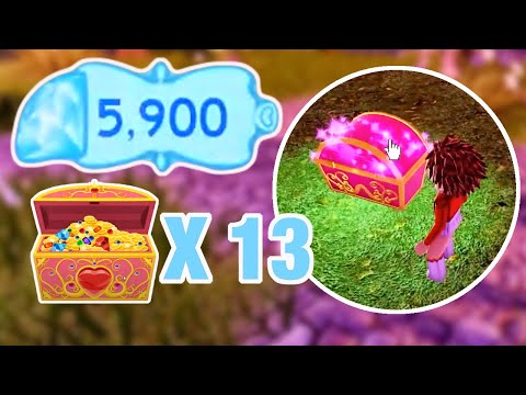 13 CHESTS WITH 6000 DIAMONDS IN DIVINIA PARK in Royale High