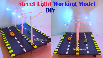 street light working model for science project exhibition - simple and easy | howtofunda