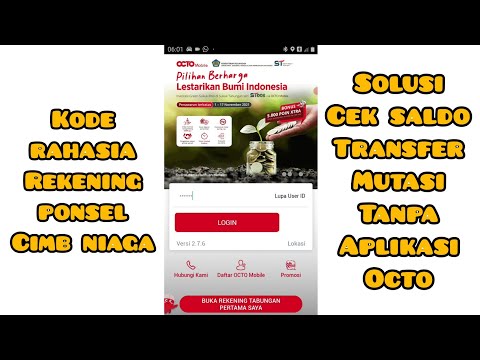 Kode Unik Rekening Ponsel CIMB NIAGA solusi Lupa userid rekening ponsel