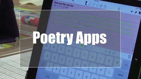 Tech EDGE, Mobile Learning In The Classroom - Episode 08, Poetry Apps