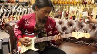 Henny Hendrexz playing our 1962 Fender Stratocaster here at Norman's Rare Guitars