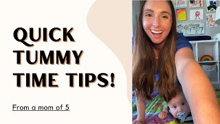 Tummy Time Tips That Have Worked For All 5 Of My Babies