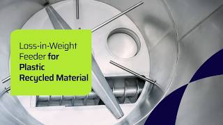 Simplex FB Loss-in-Weight Feeder for Plastic Recycled Materials by Qlar