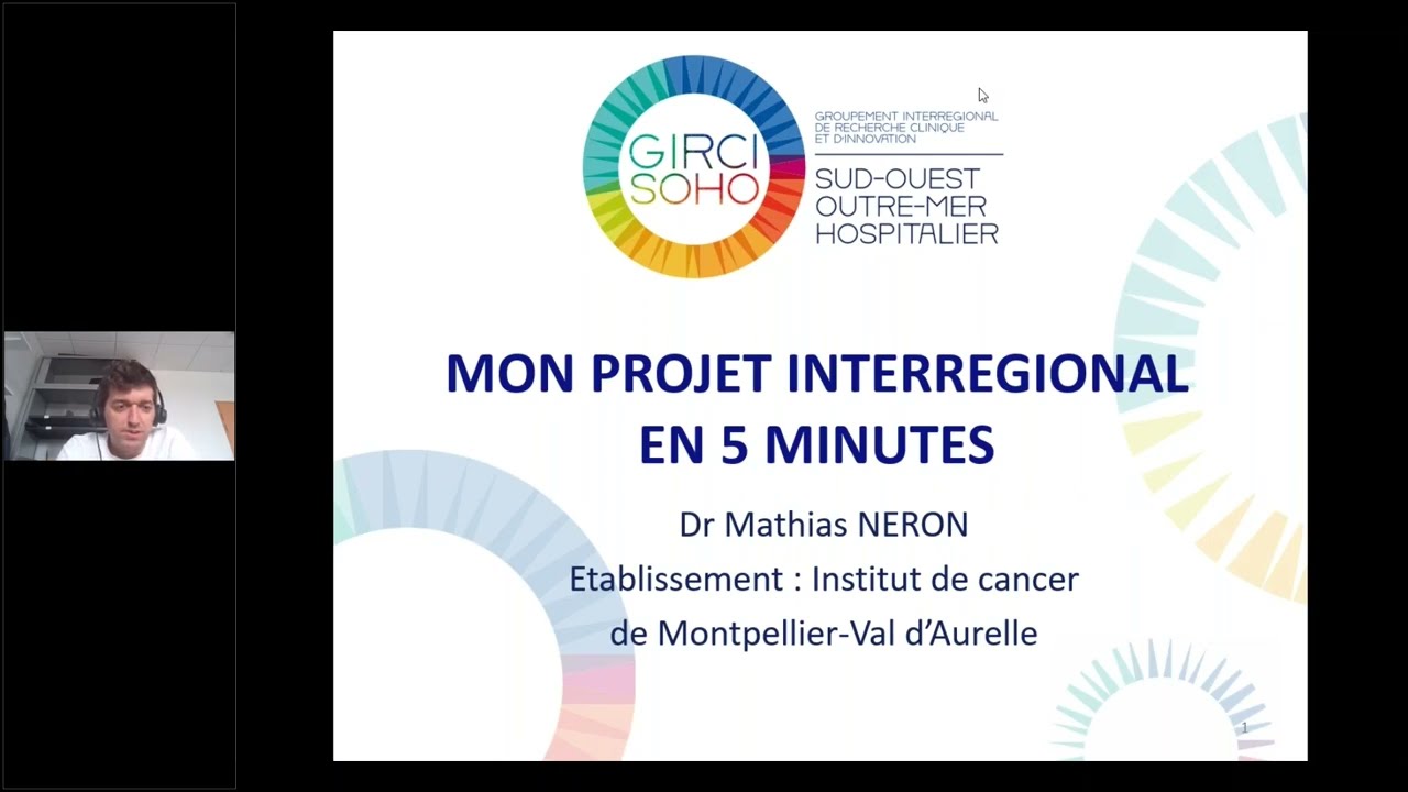 APIK Projet ENDO K   Dr Mathias NERON Institut du Cancer de Montpellier