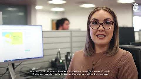 Lateral Flow Tests for secondary school students and all education staff