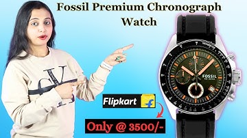 Fossil Decker Chronograph Watch: Unboxing & In-Depth Review⌚️| Premium And Modern Design✨