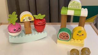 LEGO DUPLO My First Organic Market Fruit and Vegetables Set | Demo & Review