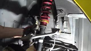Honda S2000 Eibach Springs with Ground Control Collars on Stock Shocks