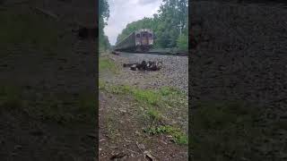 Mbta train in Concord MA