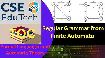 Regular Grammar from Finite Automata