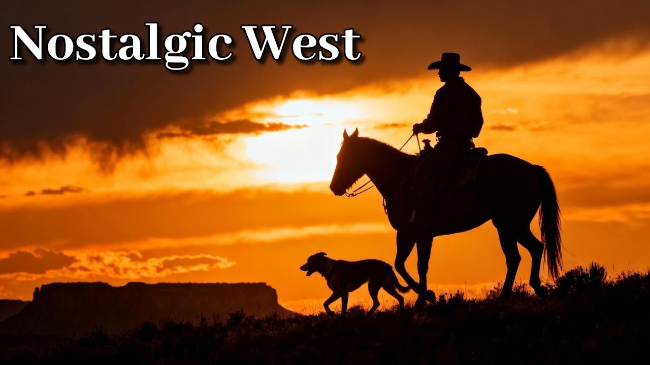 Relaxing Western Guitar with Cowboy Whistle – Nostalgic Old West Music 🎵
