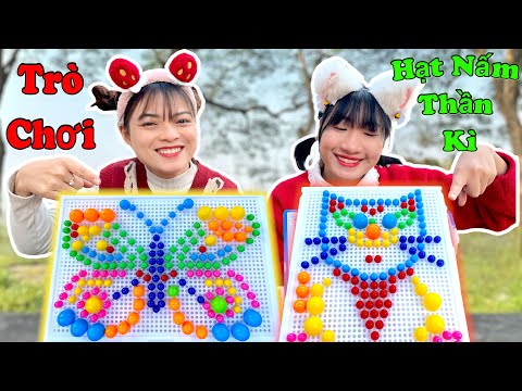 Video Vẽ Tranh Bằng Hạt Nấm Thần Kì - Con Bướm Và Con Mèo |... - youtube