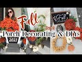 New* FALL PORCH DECORATE With Me + DIYs / Easy Fall Decorating Ideas on a Budget