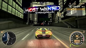 NFSMW REMASTERED 2022 -  Koenigsegg Regera PLAK GRAPHICS GAMEPLAY (4K 60FPS)