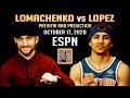 Vasyl Lomachenko vs Teofimo Lopez - Preview & Prediction