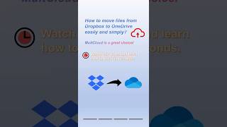 The Easiest Way to Transfer Everything from Dropbox to OneDrive#dropbox #onedrive #multcloud