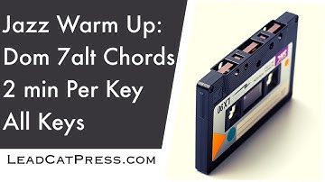 Jazz Backing Track: Altered Dom 7 Chord Vamp, 2 min each key, all keys