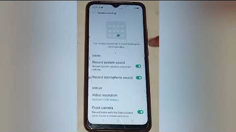 How to disable screen recording in oppo f17, disable screen recording setting