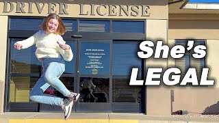 Savannah Got Her Driver's License!