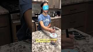 Family Fun Time - Play the Bubble Tea Blindfolded Game.🧋👀😋🎉#family #bubbletea #game #blindfold screenshot 4