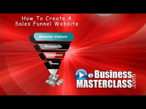 How To Create A Sales Funnel Website Part 1 - YouTube