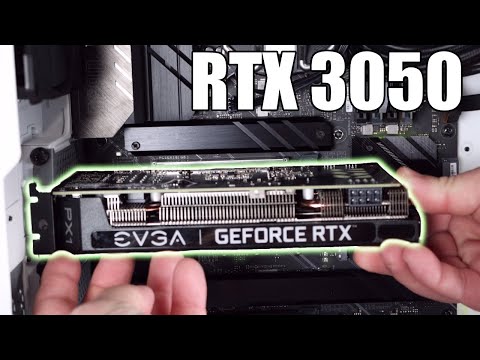 RTX 3050 - Installing the EVGA Geforce RTX 3050 Graphics Card - Unboxing and Install