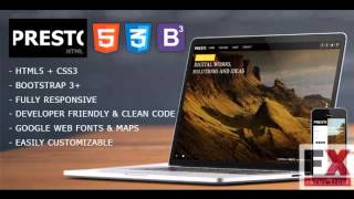 Preview Presto - Creative HTML Template TFx