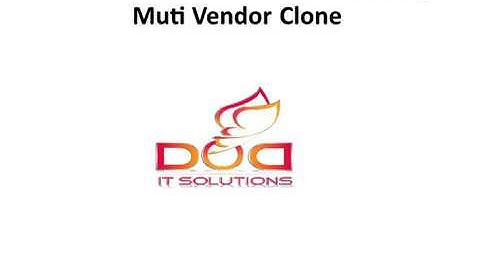 Multi Vendor Script  - DOD IT SOLUTIONS
