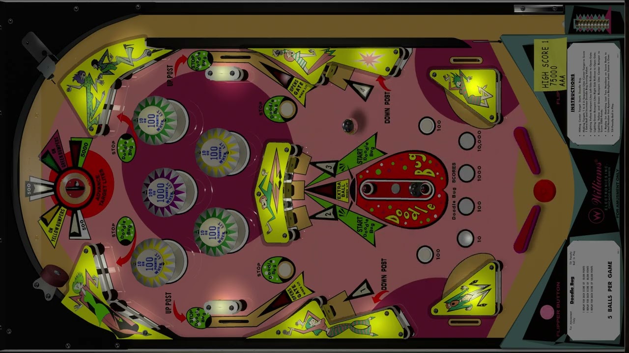 Doodle Bug (Williams 1971) VPX