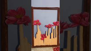 DIY Beautiful Frame🖼️#ytshorts #shortvideo #art #craft #diy #madewithlove #papercraft #funnzone__123