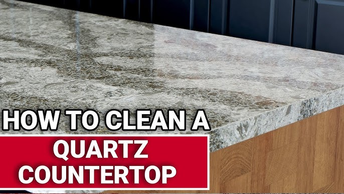 HOW TO REMOVE STAINS FROM WHITE QUARTZ COUNTERTOP 