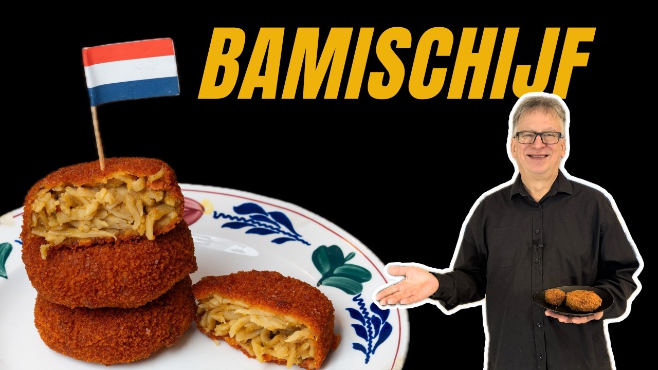 Hoe maak je een Hollandse Bamischijf? (recept zoals van de snackbar)