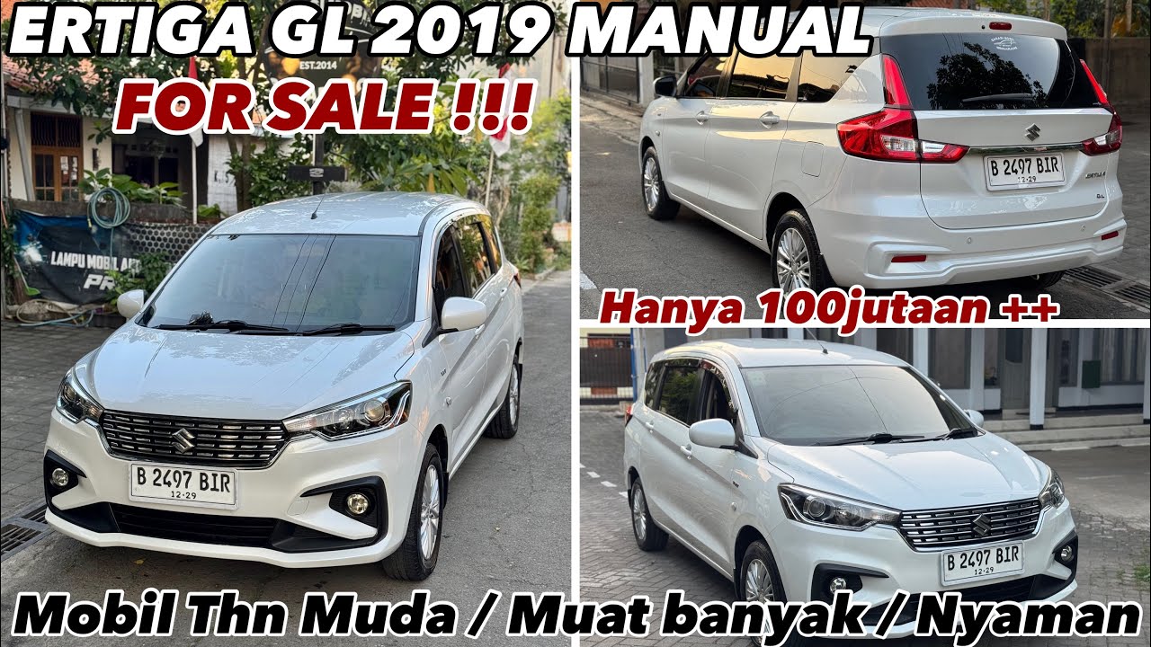 MOBIL MURAH TAHUN MUDA NYAMAN !!! FOR SALE : ERTIGA GL 2019 MANUAL #jualbelimobilbekas #innovadiesel