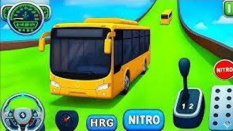 Crazy #bus Mega Ramp lmpossible Racing - Coach bus Simulator : Ramp Stunt 3D - Android Gameplay #6