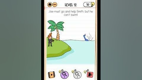 BRAIN TEST 2 SMITH AND JOE PART 1 LEVEL 12 WALKTHROUGH