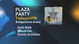 Fans Converge On Nashville For Predators, Blackhawks Playoffs