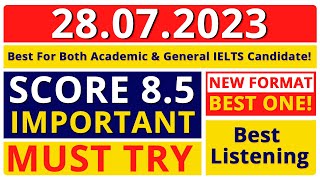 IELTS Listening Practice Test with Answers | 28.07.2023 | Pen Pencil™ - Best IELTS Institute