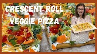 Classic Crescent Roll Veggie Pizza