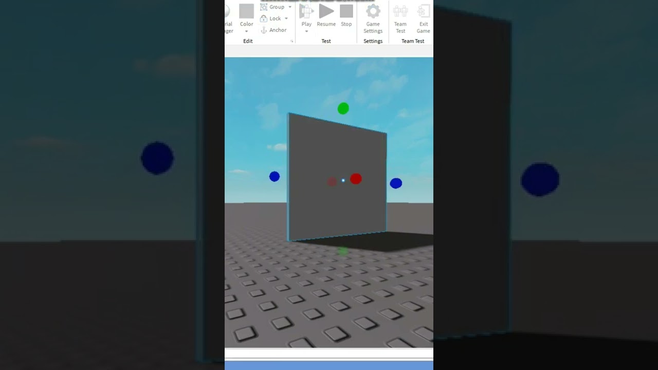 Как заморозить предмет в Roblox Studio│Функция Anchor│