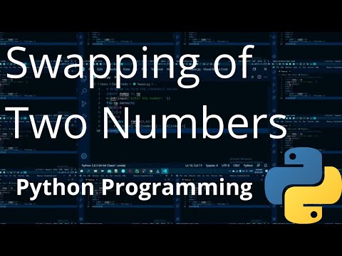 5. Swapping of Two Numbers  (Program done in 2 methods) | Python Programming | JAcademy