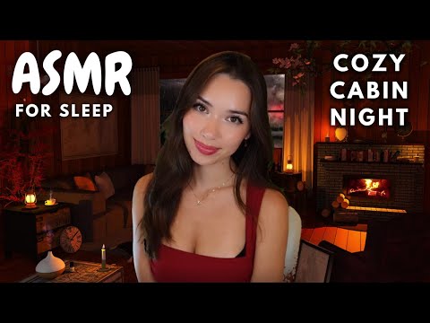 ASMR for Sleep ♡ Cozy Cabin Night  (Twitch VOD)