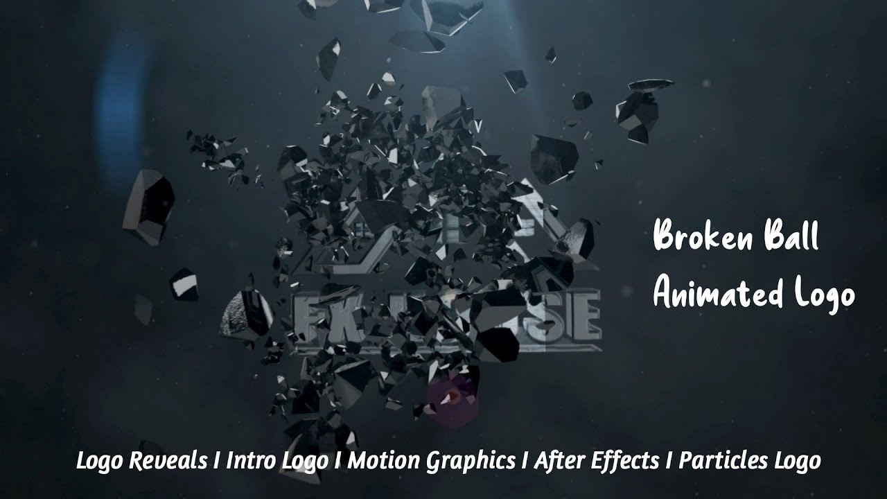 Broken Ball Logo Animation I Intro Logo I Motion Graphics I After Effects