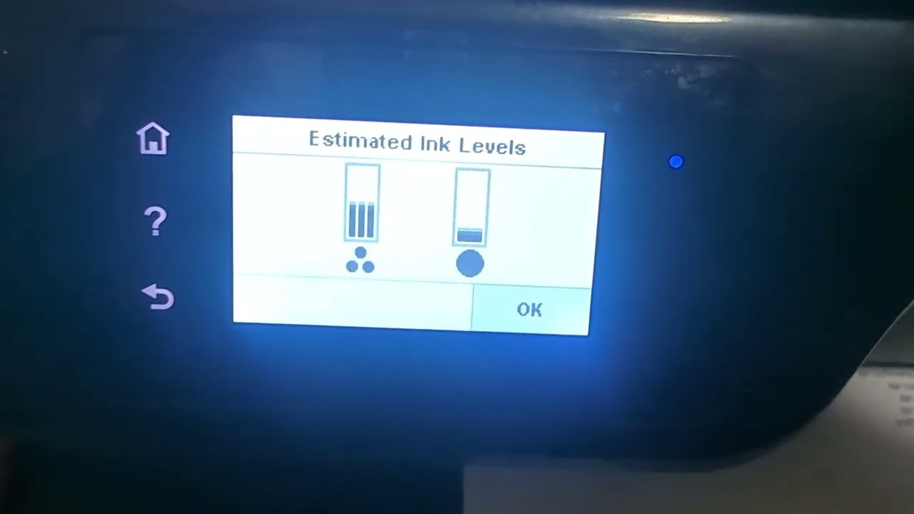 How to check ink levels on HP Printer (OfficeJet 3836)