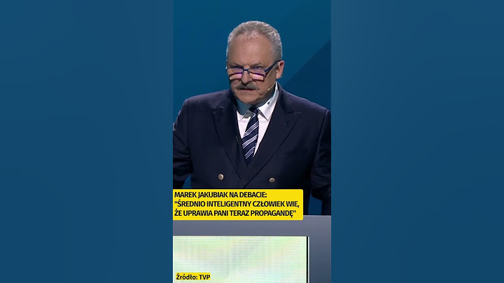 Marek Jakubiak na debacie: "Średnio inteligentyn człowiek wie, że uprawia Pani teraz propagandę"