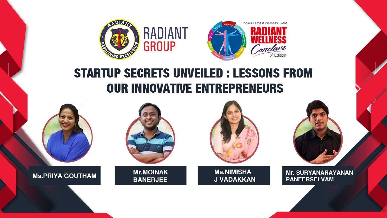 Entrepreneurial Insights on achieving financial wellness | Radiant Wellness Conclave