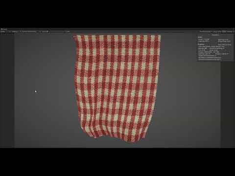 Unity Multithreaded Cloth Simulation