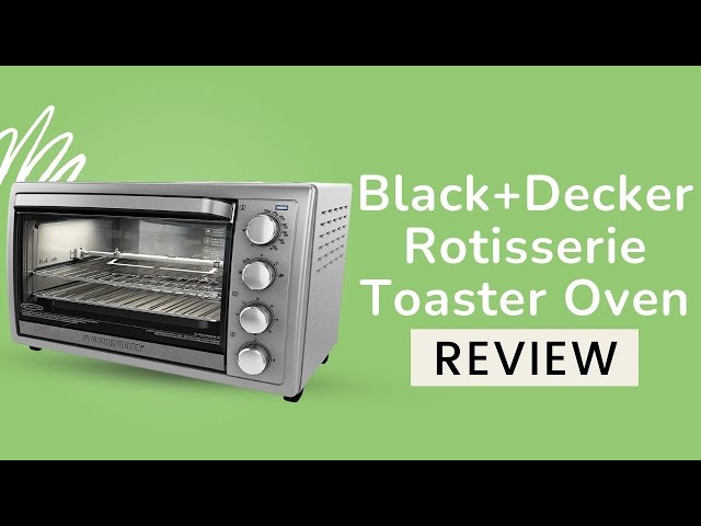  Black+Decker WCR-076 Rotisserie Toaster Oven, 9X13, Stainless  Steel: Electric Rotisseries: Home & Kitchen